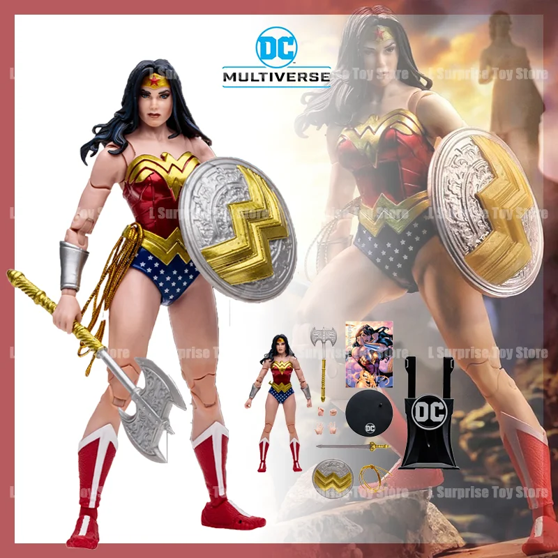 [In Stock] Original McFarlane Toys Wonder Woman DC Multiverse Anime Action - £65.21 GBP