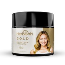 Herbishh Koloret Temporary Instant Vegan Hair Color Wax - Gold - $9.99