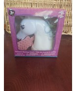 New Fashion Doll Unicorn Styling Head pink brush Rainbow Mane White Unicorn - £9.23 GBP
