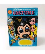 70s Ben Cooper Walt Disney Character Mickey Mouse Costume W Mask Vtg You... - $367.53 MXN