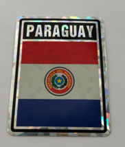 Paraguay Country Flag Reflective Decal Bumper Sticker - $6.79
