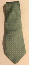 Brooks brothers 346 Men’s Tie Green pure silk  - £8.52 GBP