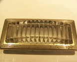 1950 DODGE PLYMOUTH DESOTO DOME LIGHT GLASS LENS &amp; BEZEL OEM - $67.50