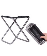 Outdoor Folding Chair Camping Stool Portable Fishing Chair Lightweight T... - £20.71 GBP