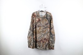 Vintage Streetwear Mens 2XL Distressed Camouflage Long Sleeve T-Shirt Co... - £31.54 GBP