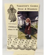 Prairie Clothing Co Tomorrows Garden Dress Bloomers Pattern Size 4-10 Uncut - $6.95