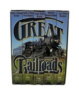 Vtg Great Railroads VHS 2000 5-Tape Set Trains Collectors Series Good Times - $13.72 CAD