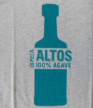 Adult T Shirt Olmeca Altos 100% Agave Tequilla Promo Size XL Extra Large - $10.00