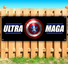 Ultra Maga Shield Vinyl Banner Flag Sign Many Sizes Trump Political - £18.79 GBP+