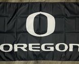 Oregon Ducks Logo Flag 3x5 ft NCAA Black Sports Banner Man-Cave Garage - $18.99