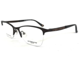 Liz Claiborne Petite Eyeglasses Frames L442 09Q Brown Half Rim 48-16-130 - £40.49 GBP