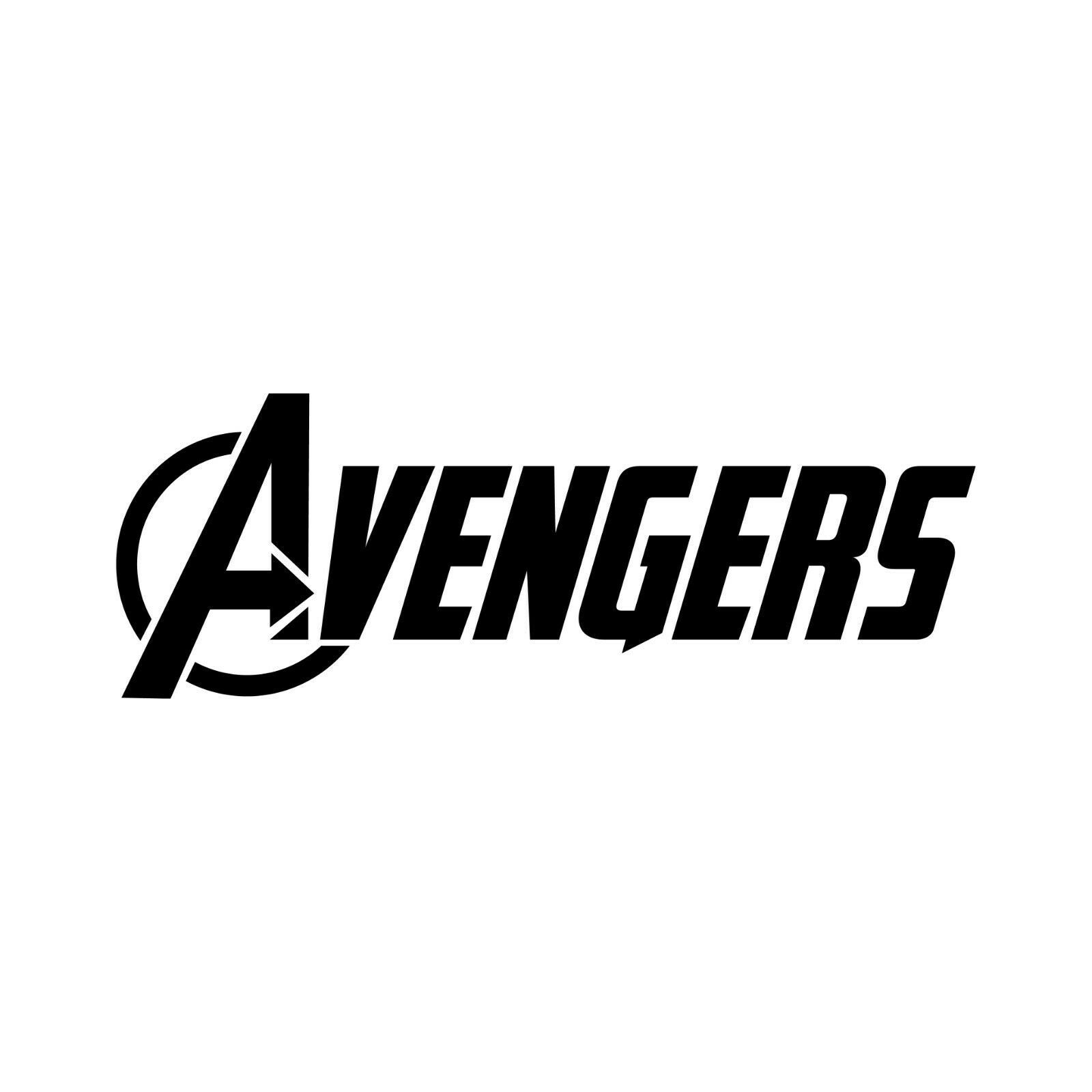 2x Avengers Vinyl Decal Sticker Different colors & size for Cars/Bikes/Windows