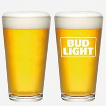 Bud Light 2 Pack Pint Glasses - $24.70