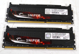 G.SKILL SNIPER 8GB (2x4GB) 1600Mhz DDR3 DESKTOP MEMORY F3-12800CL9D-8GBSR - $13.98