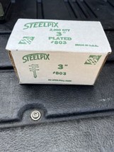 STEELPIX 3&quot; Flower Plated Metal Stemming Picks 2000 a Box #803 Pick Machine - $59.39