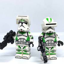 2pcs Clone trooper 442nd Battalion Star Wars the Clone Wars Minifigures Toys - £4.71 GBP