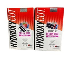 2 Hydroxycut WildBerry Instant Drink Mix +Electrolytes 21 Packets Exp 02... - $29.99