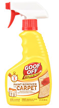 Goof off Carpet Paint Remover, 12 oz Spray Bottle - $17.99