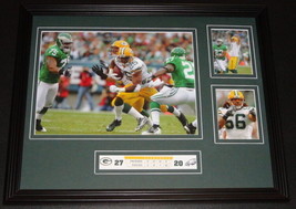 2010 Packers vs Eagles Framed 11x14 Photo Collage Ryan Grant Mason Crosby - £27.18 GBP