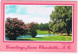 North Carolina Postcard Charlotte Freedom Park - £2.32 GBP