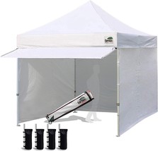 Eurmax Usa 10 X 10 Pop Up Canopy Commercial Pop Up Canopy Tent Outdoor, White - £266.54 GBP
