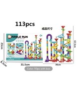 Marble Run Race Track Building Blocks Kids 3D Maze Ball Roll Toy DIY Mar... - $36.90 CAD