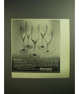 1974 Baccarat Champagne Flutes Advertisement - St. Remy, Dom Perignon - £14.55 GBP
