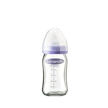 Lansinoh Glass Feeding Bottle with NaturalWave Teat, 160 ml  - £18.34 GBP