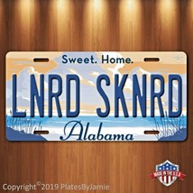 Lynyrd Skynyrd LNRD SKNRD Aluminum License Plate Tag Sweet Home Alabama New - £15.38 GBP