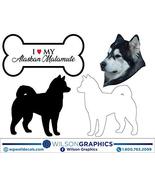 Alaskan Malamute - Dog Breed Decals (Set of 16) - Sizes in Description - £11.88 GBP