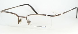 Freuden Haus Banks Por Brown Eyeglasses Glasses Metal Half Rimm Frame 50-18-135mm - $116.90