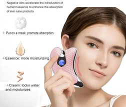 NEW Wireless Rechargeable Gua Sha Microcurrent Facial Sculpting Device - £17.61 GBP