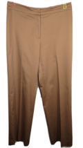 Women&#39;s Size 6 Vintage Kasper Tan Dress Pants, Full Lined - $21.99