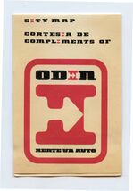 Puerto Vallarta Mexico Pop Up City Map Odin Rent a Car  - $11.88