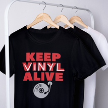 Keep Vinyl Alive Classic Records Audio LP T shirt - £15.02 GBP+