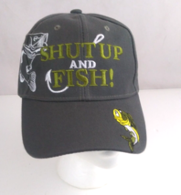 Shut Up And Fish Unisex Embroidered Adjustable Baseball Cap - £15.49 GBP