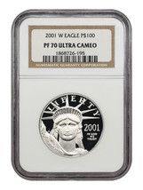 2001-W $100 Statue of Liberty NGC PR70DCAM - £2,034.98 GBP