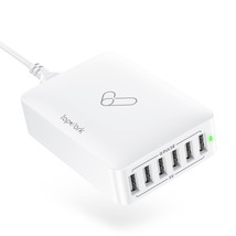 Usb Charging Station, 6-Port Usb Wall Charger, Multiport 60W Usb Chargin... - $35.99