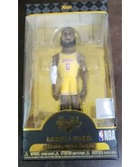 Funko Gold Lebron James Premium Vinyl Figure 12” Yellow Jersey - $19.78