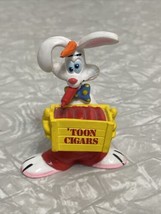 Vtg Who Framed Roger Rabbit PVC Figure 1987 Disney Amblin Toon Cigars 3.25&quot; - £11.58 GBP