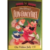 1997 Walt Disney Fun and Fancy Free 50th Anniversary Movie Pinback - £3.94 GBP