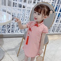 Ummer children s clothing cute girls dress baby kids slim cheongsam chinese style retro thumb200