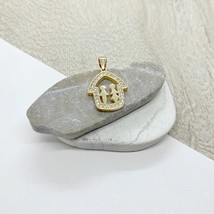 18k gold plated family charm.  - £25.07 GBP