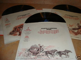 Country &amp; Western Music Jamboree LP Record Set 3 albums LPS records vintage - £6.82 GBP