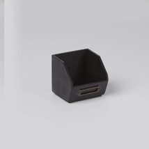 Poplar Wood Caddy Black 3 5/8 Inches - $53.45