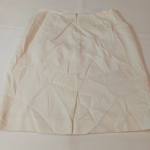 Vintage Valerie Peyson Women’s Zip & Slit Pull-On White Skirt Measured Waist 28" image 8