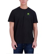 John Deere Mens T-Shirt Black Crewneck Short Sleeves Tagless Cotton Regu... - $45.26 CAD