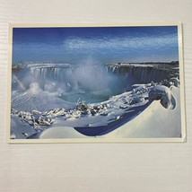 Niagra Falls, Ontario The Horseshoe Falls in Winter Postcard - £2.32 GBP