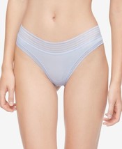 Calvin Klein Womens Striped Waist Thong Underwear Color Prepster Blue Si... - $16.09