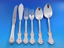 Patricia by Mema Swedish Silverplate Flatware Set Service 71 pcs L monogram - $2,128.50 Patricia by Mema Swedish Silverplate Flatware Set Service 71 pcs L monogram - $2,128.50